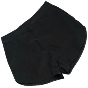 SUKI + SOLAINE Black High Waisted High Cut Shorts